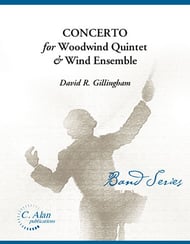 Concerto for Woodwind Quintet and Wind Ensemble Concert Band sheet music cover Thumbnail